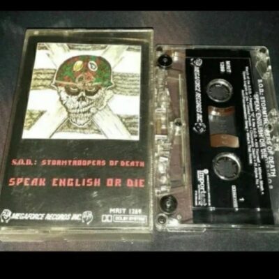 S.O.D Stormtroopers of Death Cassette Tape Vintage Thrash Metal 80s