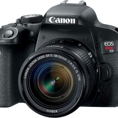 Canon – EOS Rebel T7i DSLR Video Camera with EF-S 18-55mm IS STM Lens – Black