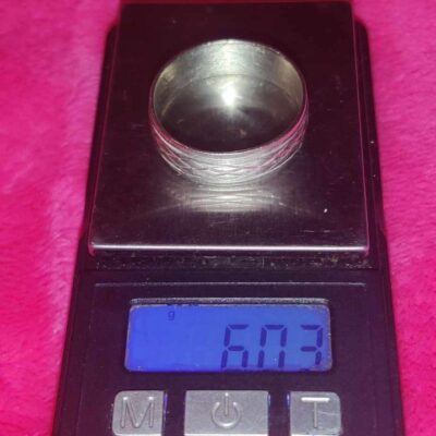6 gram 14k white gold ring