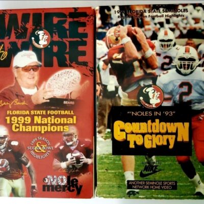 FSU Florida State University Seminoles VHS Wire to Wire 1993 Countdown Glory ’99