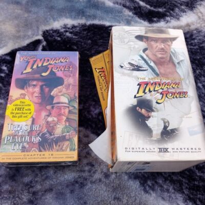 Sealed VHS! Young Indiana Jones and The adventures of Indiana Jones 3 movie set