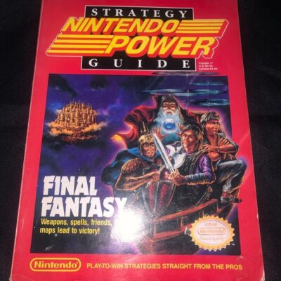 Nintendo Power Strategy Guide Final Fantasy 1990 Volume 17 with Poster