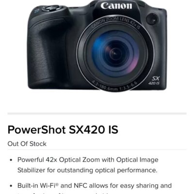 Canon powershot sx420