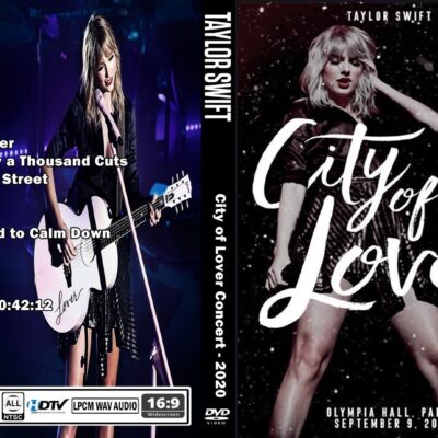 Taylor Swift City of Lover Concert CD/DVD L’ Olympia, Paris Very Rare Pro-Shot