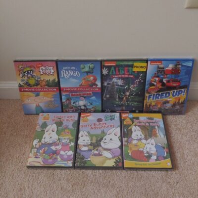 Brand New Lot of 9 Nickelodeon TV Shows & Movies for Children on DVD.