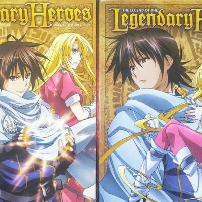 Legend of the Legendary Heroes Season 1&2 Complete Anime DVD Lot (4 disc set)