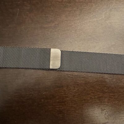 Graphite Stainless Steel Milanese Apple Watch Band