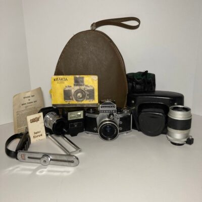 Vintage Exakta VX1000 35mm Film Camera Bundle