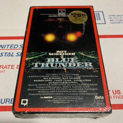 Blue Thunder BETA Betamax New Sealed RCA Watermark (Not VHS) 1983