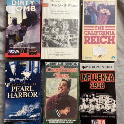 VHS lot unique history