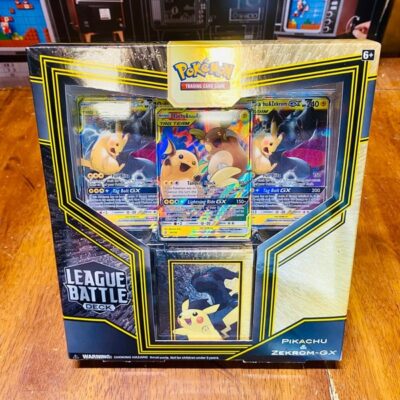 NEW SEALED 2020 League Battle Deck Pikachu & Zekrom GX Tag Team Pokemon Box !