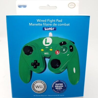 Nintendo Wii U wired Fight Pad Luigi Controller NEW SEALED!