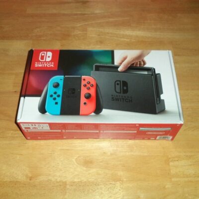 *EMPTY* NINTENDO SWITCH Console System Box Only with Cardboard Inserts Style 2