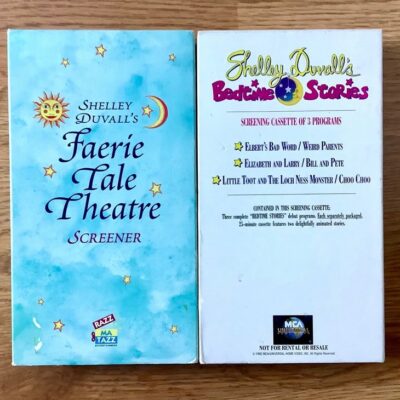 Shelley Duvall’s Screening Cassettes VHS, Bedtime Stories, Faerie Tale Theatre