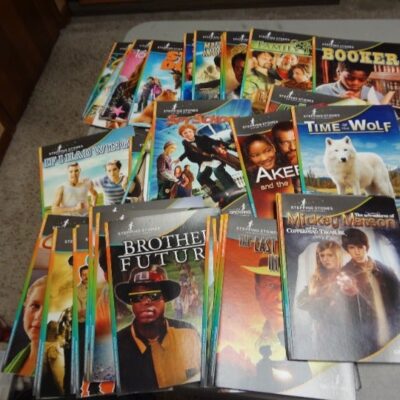 LOT of (46) STEPPING STONES DVD MOVIES MANY TITLES GREAT SHAPE