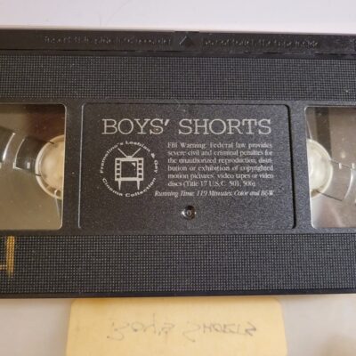 RARE Boys Shorts LBGT film festival vhs