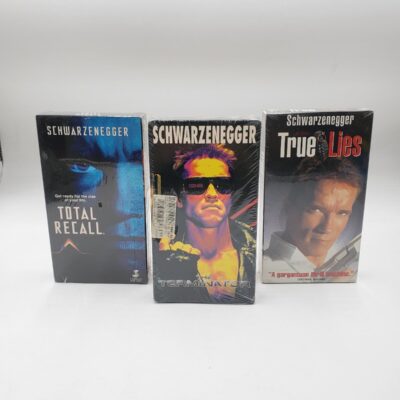 The Terminator, True Lies and Total Recall Lot Arnold Schwarzenegger Movies