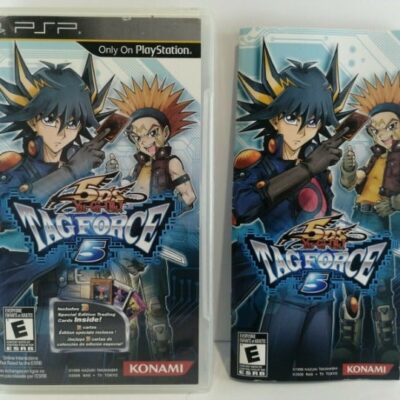 Yu Gi Oh 5D’s Tag Force 5 Authentic NTSC USA Case and Manual Only NO GAME