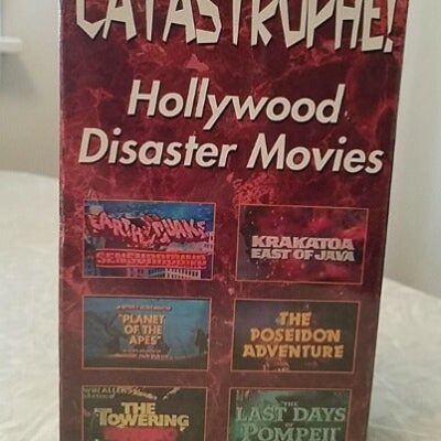 CATOSTROPHE! Hollywood Disaster Movies VHS Set of 2 SEALED!  Sci-fi, Horror