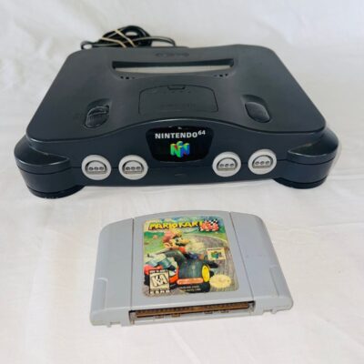 Nintendo 64 Console With Mario Kart