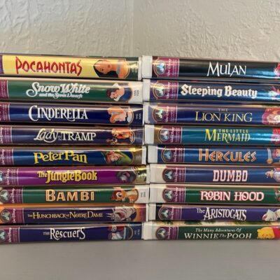 Walt Disney Video MASTERPIECE Collection VHS Lot of 18