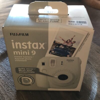 Fujifilm Instax Mini 9 Instant Camera in Smokey White NIB Never Used Unopened