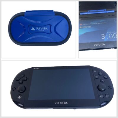 Sony PlayStation Vita Slim Console in Black with No Memory Card And Case