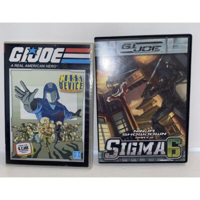 DVD Cartoon Anime Gi Joe Sigma 6 Real American Hero Mass Device Ninja Showdown