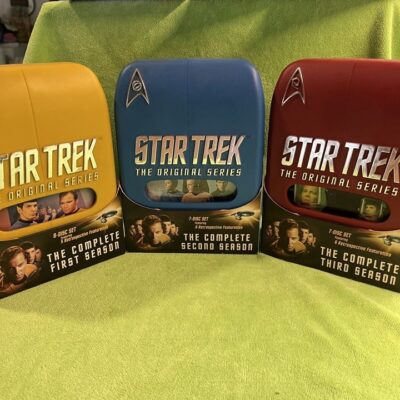 OLLIERV STAR TREK THE ORIGINAL SERIES SEASON 1-2-3 Boxed Set 22 DVDs Total NTSC