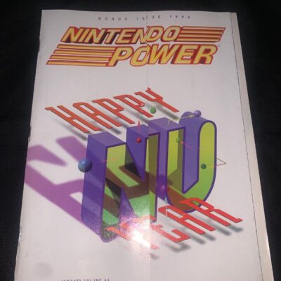 Nintendo Power Magazine Volume 80 New Year Special Cover with Calendar Intact