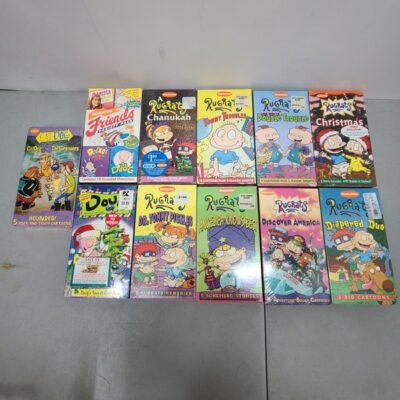 Nickelodeon VHS Movie Lot 11 SEALED Rugrats Catdog Christmas Paramount Doug