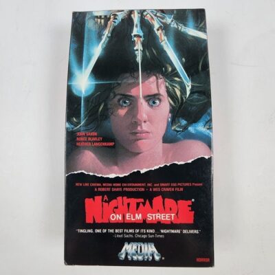 A Nightmare on Elm Street (VHS) Vintage Horror 1990 MEDIA Home Entertainment