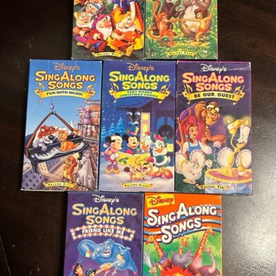 Disney sing along songs lot – VHS