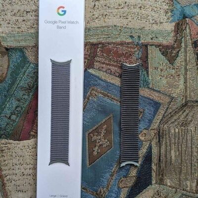 Pixel Watch (2) Large Obsidian Stretch Band