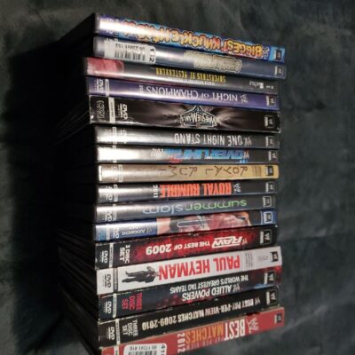 Selling 16 WWE DVD lot