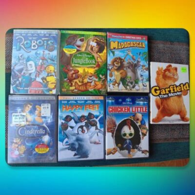 7 DVD movies lot ( some new, never opened)