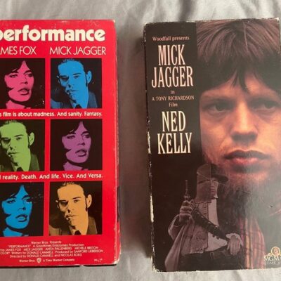 Mick jagger vhs lot