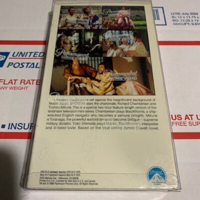 1980 Original Release Shogun VHS SEALED James Clavell – Vintage Samurai