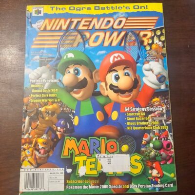 Nintendo Power Volume 135 Mario Tennis Complete with Pokemon Card Dark Persian