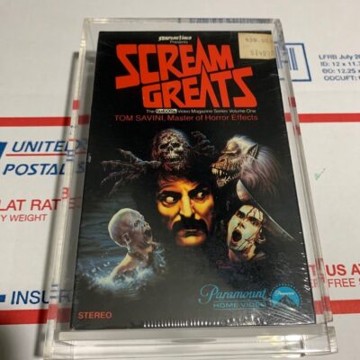 Scream Greats SEALED NEW Tom Savini Master of Horror Effects (1986) RARE BETAMAX