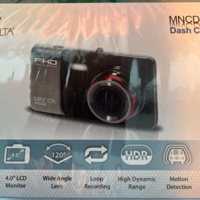 Minolta MNCD41 Dash Cam – Brand New
