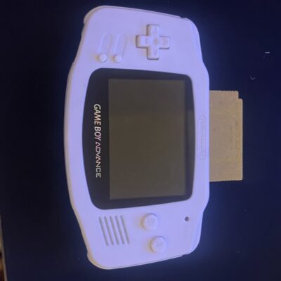 game boy advance with retro six screen and new shell