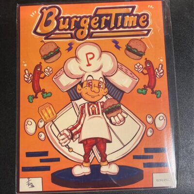 Nintendo NES Burger Time Peter Pepper 8×10 Art Print