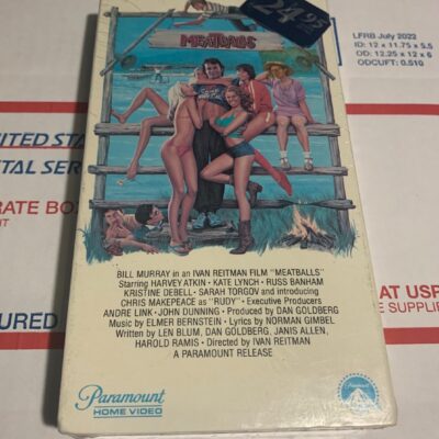 Original Release VHS Meatballs 1980 SEALED Bill Murray Paramount Home Video