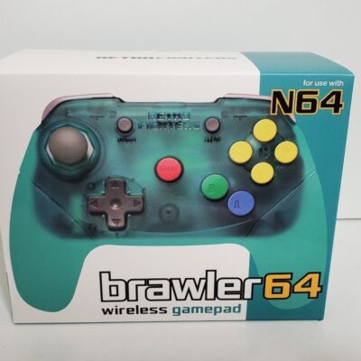 Retro Fighters Brawler64 Wireless Edition N64 Controller – Nintendo 64 – blue