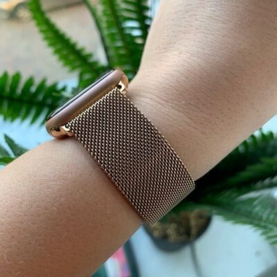 Only Band- Milanese Luxury Adjustable Band Compatible with iWatch 42/44/45/49mm