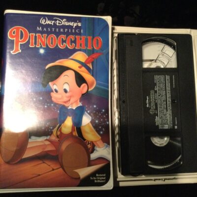 Pinocchio Original Disney Classic Rare VHS 1990’s Collectible