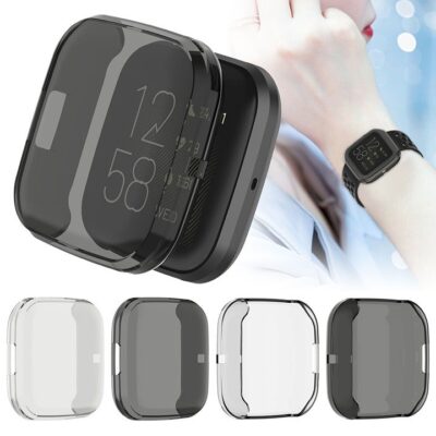 Lightweight TPU Full Case Cover Screen Protector Accessories For Fitbit Versa 2