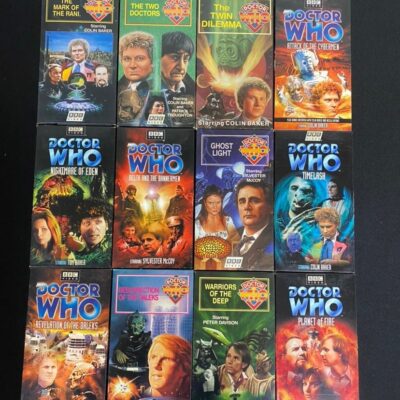 lot of Dr Who VHS