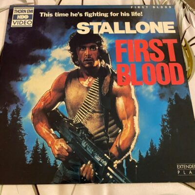 First Blood Laserdisc 1985 Sylvester Stallone/ Brian Dennehy/ Richard Crenna Vin